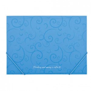 Mapa plastic cu elastic A4, Blue BM.3914-14