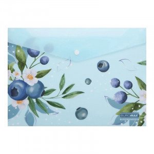 Mapa Plic cu buton A4 Arabeski, Matte  Plastic, Sea Wave, 180&micro;m BM.3943-17