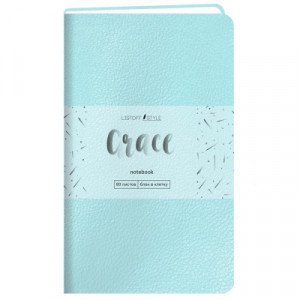 Notebook A6 80f Grace. Голубой топаз КЗГК6804256 patr punct