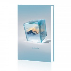 Agenda nedatata A5 128f Ледяные горы ЕЖФ24512819