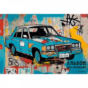 Album desen 40 foi Красочная машина А402617