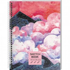 Album desen A5 100 foi spirala ТС51004826 SKETСHBOOK. Акварельный пейзаж