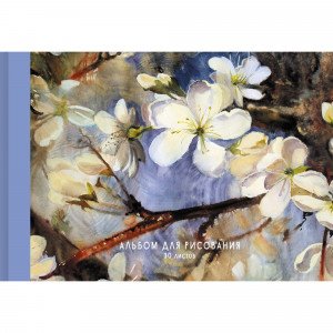 Album pentru desen 30 foi Нежные цветы А2Л302298