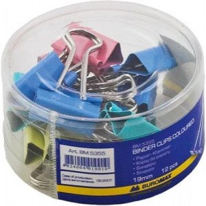 Binder Clame 19Mm / 12Pcs, Color BM.5355