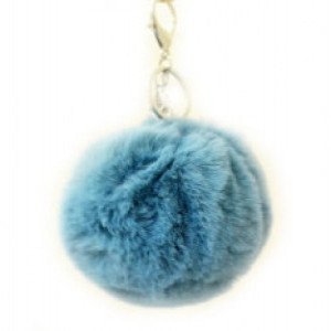 Breloc cu puf &bdquo;Blue Fluffy&rdquo; 00574_558114 