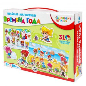 BRIGHT KIDS. Joc educativ cu magniti ВРЕМЕНА ГОДА Арт. (ИН-7611)