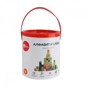 Cuburi de lemn, alfabet bo. &rdquo;Alphabet and Words&rdquo; RUS 120470RU