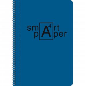 Caiet A4 80f ТПС496122 Smart. Синий patr perforat
