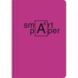 Caiet A4 80f ТПС496123 Smart. Розовый patr perforat