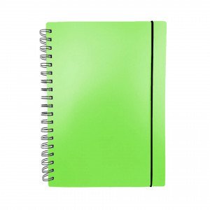 Caiet A4 80f Favorite Color. Neon Green ТПФК480208 patr, spirala, elastic