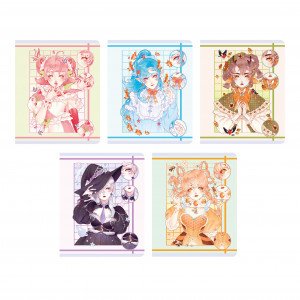 Caiet A5 48 foi ТКП488622 Cute girls (Эксклюзив) patr