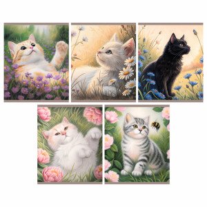 Caiet A5 48 foi patr Солнечные коты ТК489624