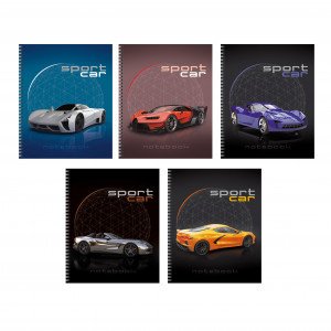 Caiet A5 80 foi ТСЛ808445 Sport car patr spirala