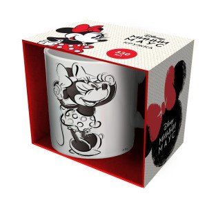 Cana ceramica in cutie cadou 330ml Минни Счастье