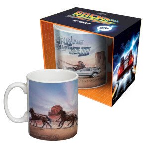 Cana ceramica in cutie cadou 330ml Назад в будущее До 88 на лошадях!