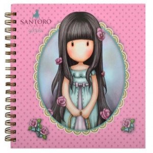 Carnet 150*150, 64foi spira Santoro Rosebad 928014_151553 (3)