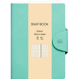 Carnet A6+ 80f linie Snap book. No 2 БСБЛ6803643 piele artif.