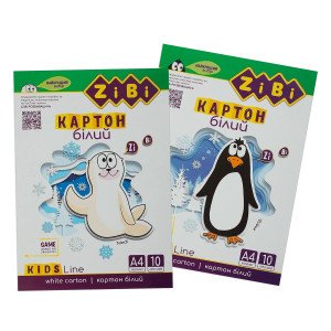 Carton alb, A4, 10 L., 230 Gm2, Kids Line ZB.1990