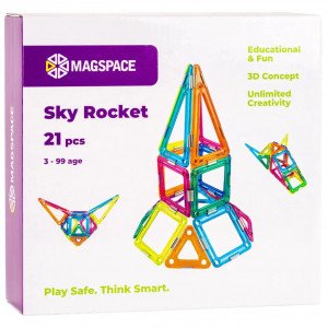 Constructor Magspace - Animals 24 piese MGS19