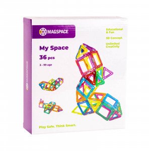 Constructor Magspace - Painted Dream World 36 piese MGS01