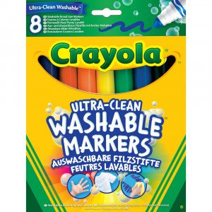 Crayola 8 Super Washable markers 8328