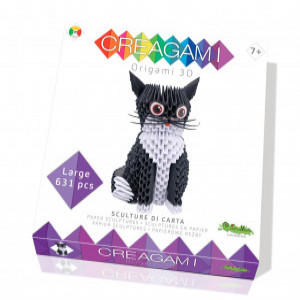 CREA7338 - Origami 3D, Creagami - Pisica, 632 piese