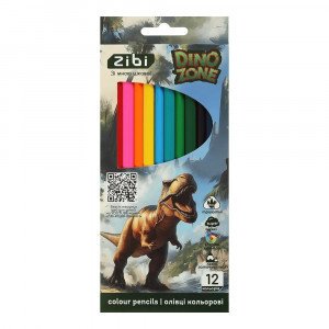 Creioane Color Dino, 12 Pcs ZB.2455