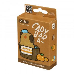 Creta alba Rectangulara, 12Pcs, 10X10X80Mm, In Colored Carton With Hang Hole ZB.6706-12
