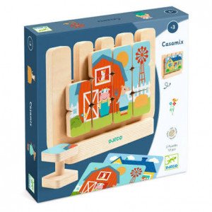 DJ01618 WOODEN EDUCATIVE GAME - Casamix - FSC 100%
