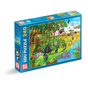 Edu Puzzle 240 pieces - Wild animals 79817