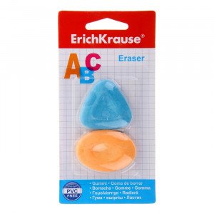 EK35126 Set radiere2 erasers ABC,  in blister