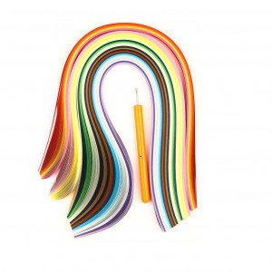 Hartie pentru quilling 15 cul. (6 mm x 528 mm) ST02501