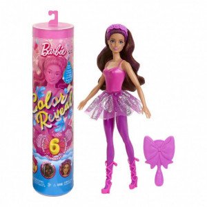 HRK17 Papusa Barbie Color Reveal, seria Balerina (as.)