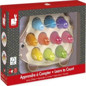 J05339 PUZZLE DIN LEMN - Invatam sa numaram - arici