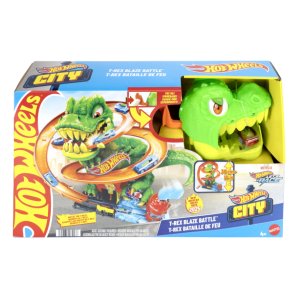 JBM73 Set de joaca Hot Wheels City Atacul T-REX