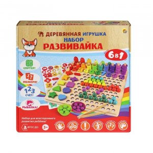 Joc educativ Mozaica-Sortator (32х31х8) Считаем до 10 в коробке ( Арт.ИД-6304)