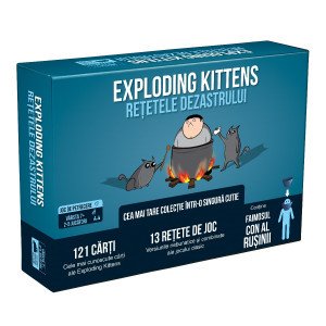 Joc Exploding Kittens: Retetele dezastrelor EKIRFD01RO