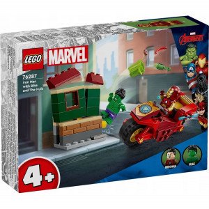 Lego 76287 Marvel Iron Man with Bike and The Hulk