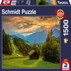 LIN9707 - Puzzle 1500, APUS DE SOARE PESTE WAMBERG