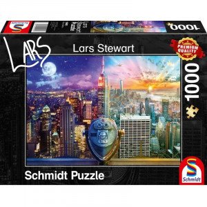 LIN9058 - Puzzle 1000, LARS STEWART, NIGHT AND DAY: NEW YORK