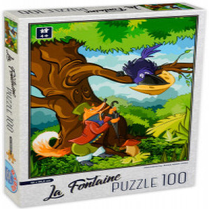 Puzzle 100 Fables  74379LF01 Vulpea si corbul