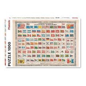 Puzzle 1000 Flags PIAT 553141