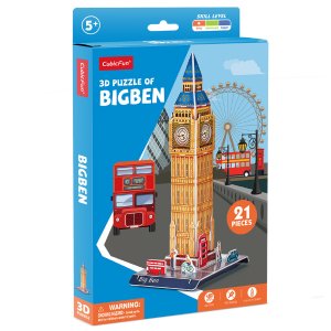 Puzzle 3D - W3196h &ldquo;Big Ben&rdquo;, 21 elemente