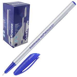 PIX 61009 ErichKrause Neo® Stick Metallic 0.7, 2 km, Super Glide Technology blue (box 50 pcs.)