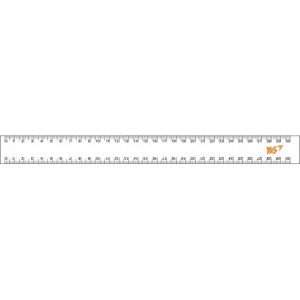 Rigla transparenta Yes 30 см  370344 (48)