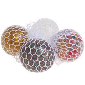 S45632 Jucarie-antistres, Minge in plasa (12pcs)