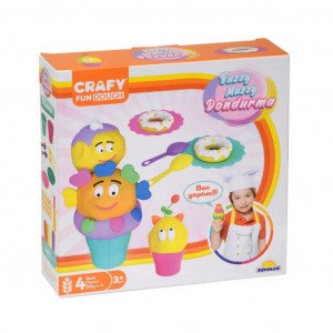 S01002011 Set pasta de modelat Magic Spoon 22 el. Crafy Dough (4x50gr.)