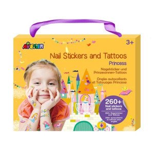 Stickere pentru unghii si tatuale - Princess NA218206 AVE