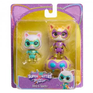 SuperKitties - Set de joaca cu 2 figurine si accesorii 67030 Su-Purr