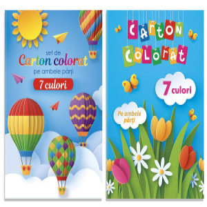 Set CARTON COLOR 7 cul. pe 2 parti (10)